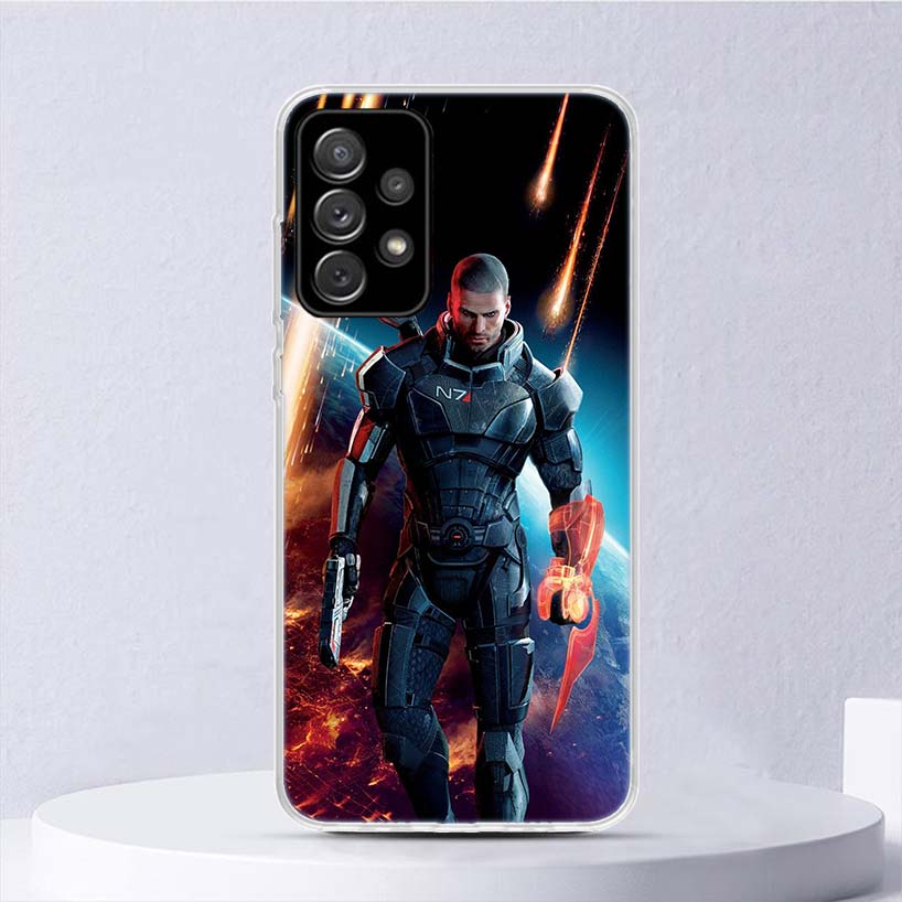 Мягкий чехол N7 Mass Effect для Samsung Galaxy A52 A42 A32 A22 A12 A02S Чехол для телефона A50 A51 A70 A71 A41 A31 A21S A40 A30 A20E A10 G