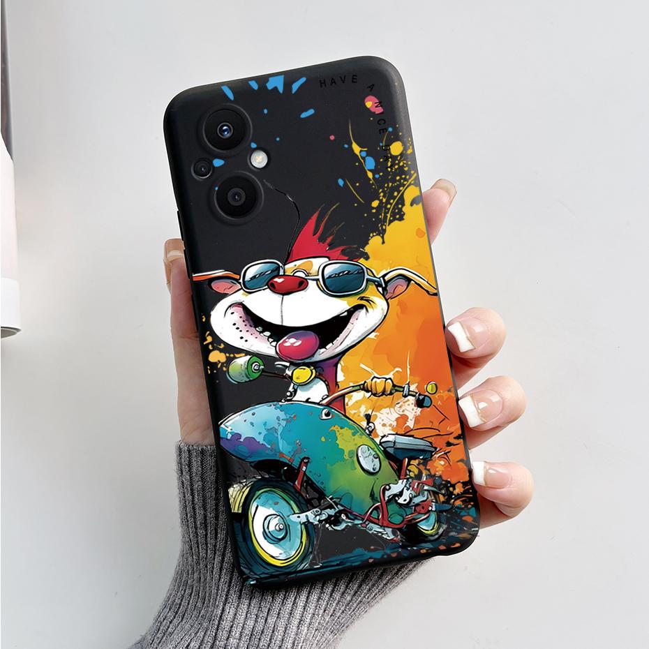 Для Oppo Reno7 Z 5G Чехол Reno 7 8 Lite Мультяшный Медведь Лягушка Мягкий Силиконовый Чехол для Телефона Для Oppo Reno 7Z 8Z Reno7Z 5G Задняя Крышка Capa