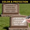 Pet tombstone touch up paint pen, metal pen for repairing inscriptions, touch up paint, high temperature resistance, waterproof, not easy to fade