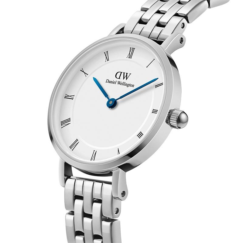 Daniel Wellington European and American watches Little Blue Needle Series Watch Quartz Movement 28mm White Dial Women's Watch Starlight DW00100685