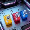 Button Batteries Drive Rod Box Key Chain Mini Simulation Sound-emitting Key Ring  Friends