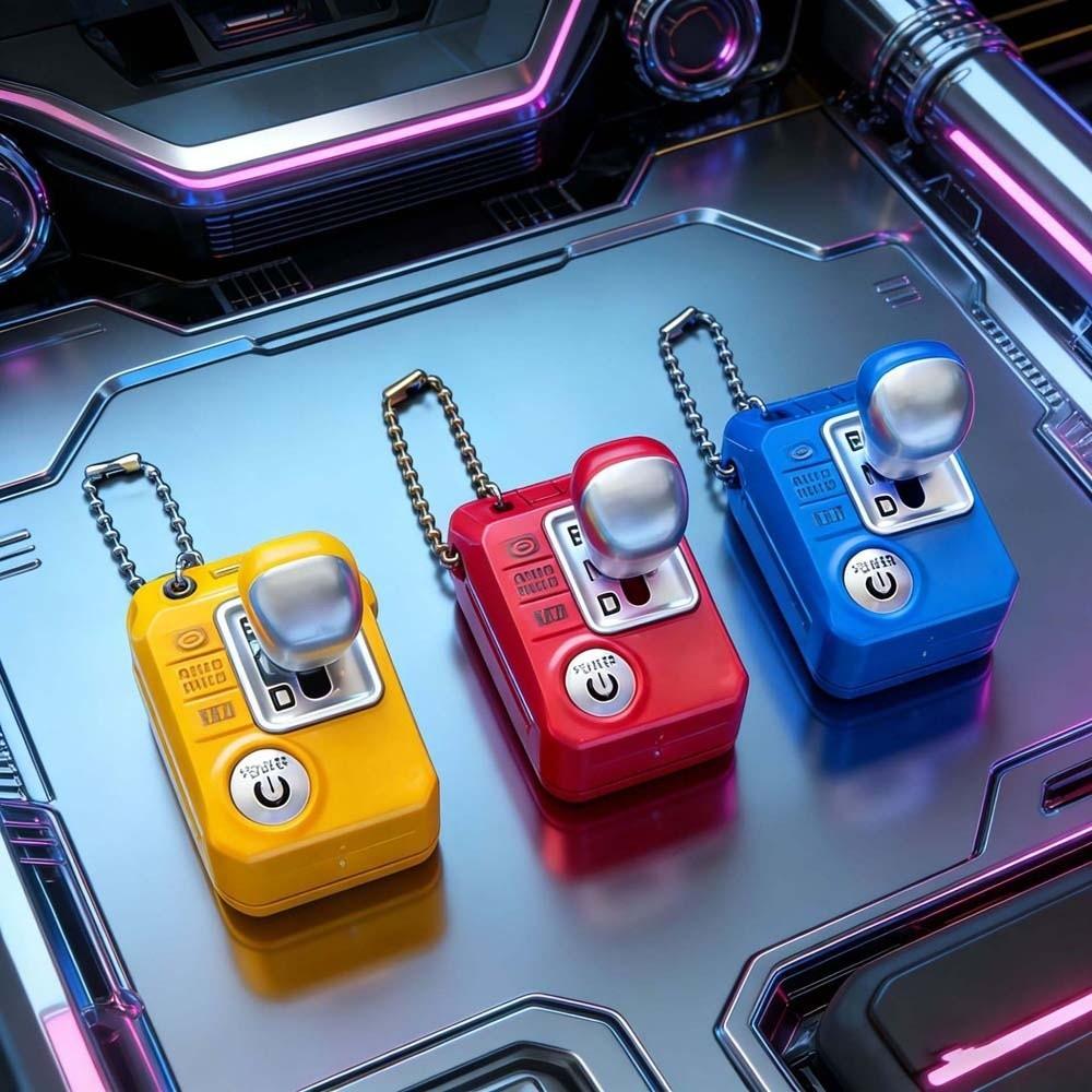 Button Batteries Drive Rod Box Key Chain Mini Simulation Sound-emitting Key Ring Friends