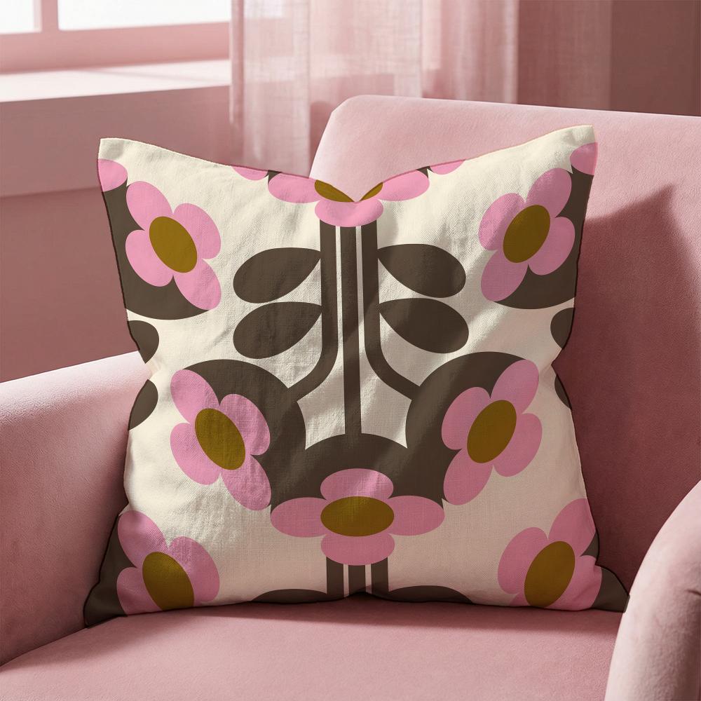 Aesthetic Art OOrla Kiely Cushion Cover MultiScene Pillow Cover for Home  Car  Reversible Soft  Durable for Daily Use