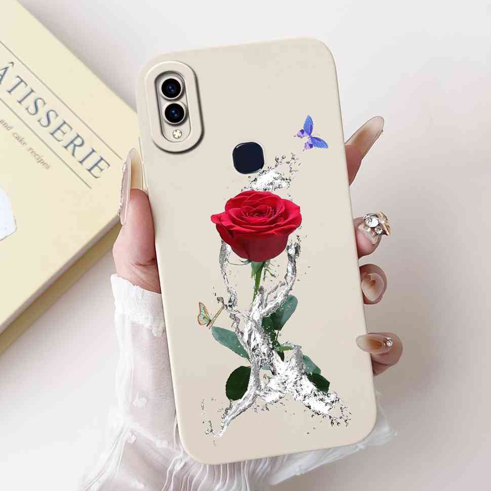 Для vivo V9 1723 Чехол Vivo V9 Youth 1727 1726 Модные Цветы Мягкий Силиконовый Задний Чехол Для Vivo y85 Y85 6.3" Защитные Чехлы