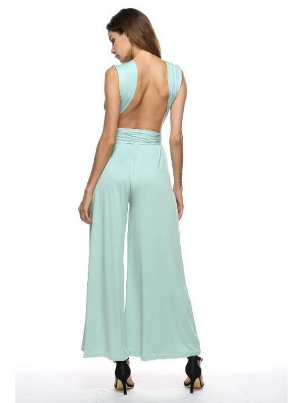 Женский комбинезон с многовариантными бретелями и перекрестной повязкой - Сексуальная и стильная офисная мода