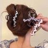 2024 Korean Style High-End Hair Clip: Simple Shark Clip for Women