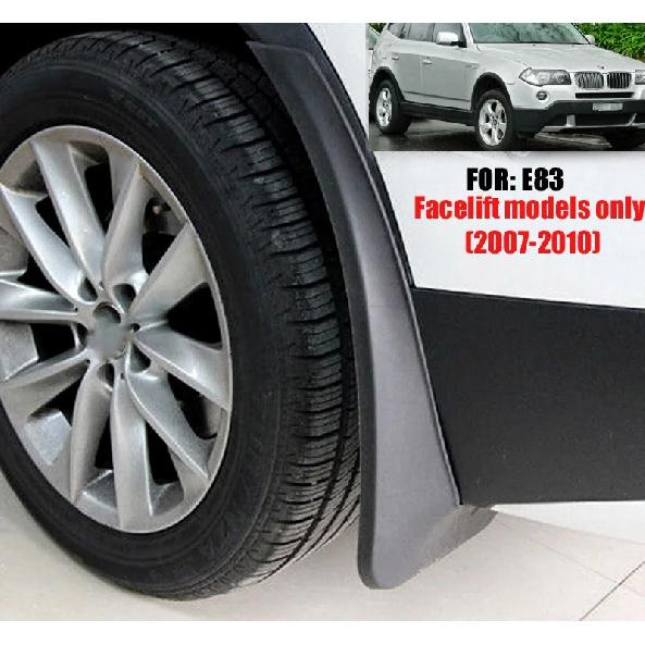 Набор формованных автомобильных брызговиков, пригодных для BMW X3 E83 2007 2008 2009 2010, брызговики, брызговики, аксессуары для передних и задних крыльев