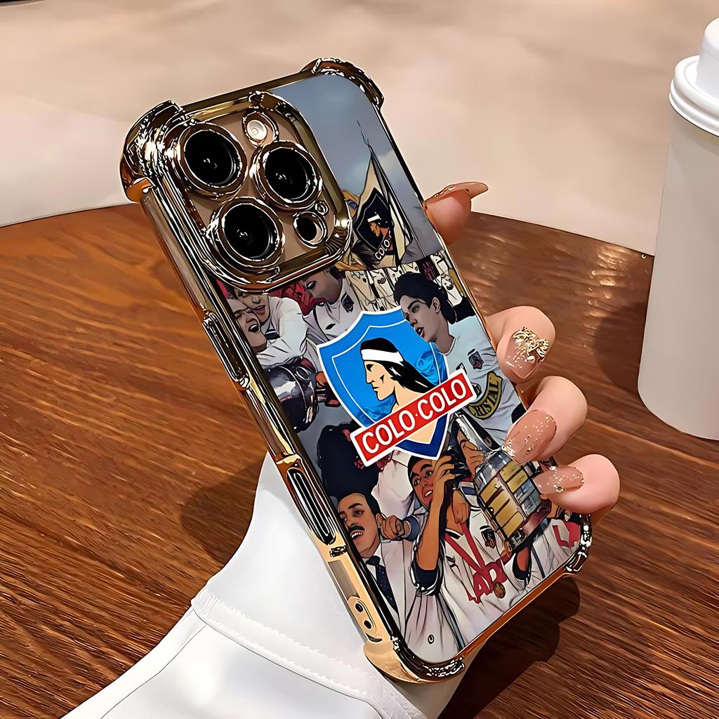 Клуб Сосиал и Депортиво Коло Покрытие Чехол для Телефона Для iPhone 17 16e 16 15 14 13 12 11 Pro Max XR 8 Mini Air Plus Защита от Падения Подушка Безопасности