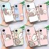 Чехол Mochi Peach Cat для Huawei Honor Magic 5 Lite 70 50 X8 X9 a P20 P30 P40 P50 P60 Pro P Smart Nova 9 5T