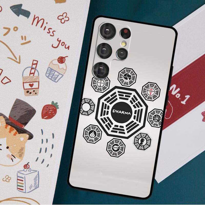 Чехол для телефона Lost TV Dharma Initiative с логотипом для Samsung Galaxy S23 S21 S22 Ultra S8 S9 S10 Note 10 Plus S20 FE
