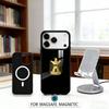Чехол для телефона N-Nation Иракский флаг Для iPhone 17,16,15,14,13,12,Pro,Max Для MagSafe Магнитная беспроводная зарядка