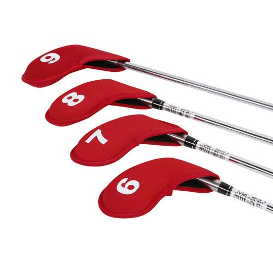 10 шт. чехлов для клюшек для гольфа, водонепроницаемые чехлы для головок клюшек для гольфа, чехлы для головок клюшек для гольфа Iron и Wedge, подходят для большинства клюшек