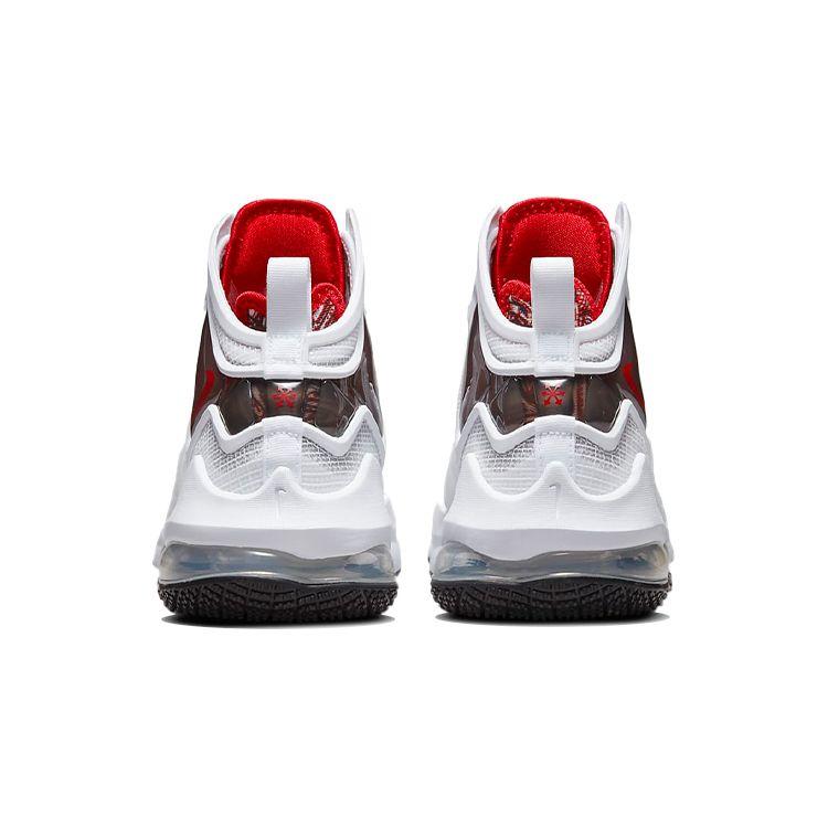 Nike Кроссовки LeBron 19 GS Sketch Kids белые черные университетско-красные DD0418-101