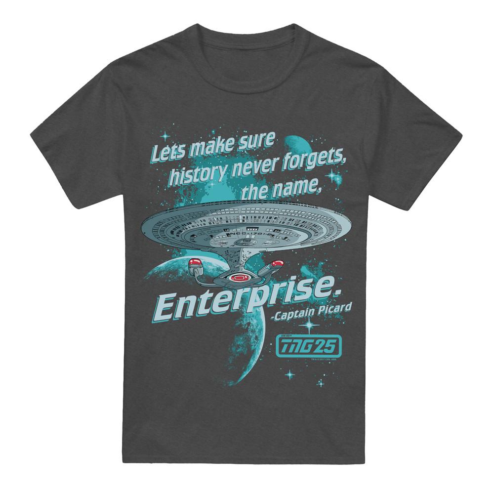 Star Trek Unisex Adult Never Forget T-Shirt