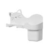 Milk White Hair Dryer Rack Bathroom Punch-Free Hair Dryer Rack Bathroom Wall-Mounted Hair Dryer Bracket Storage