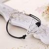 Черный браслет «Бесконечность» Hallows Wing Dream Браслет «Бесконечность» Вдохновленные подвески Браслеты