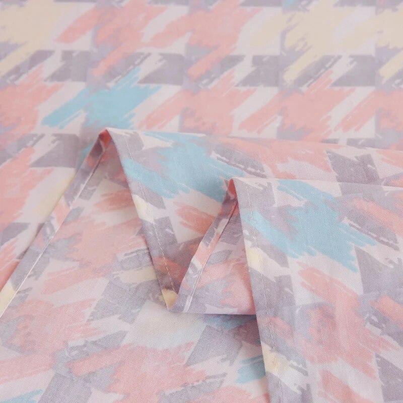 Простая хлопковая простыня с принтом, современная большая простыня, удобное студенческое покрывало, универсальная пылезащитная простыня Four Seasons