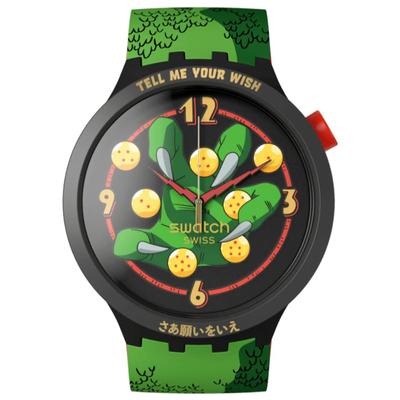 Часы Swatch SHENRON X SWATCH BIG BOLD SB01Z102 Зеленый