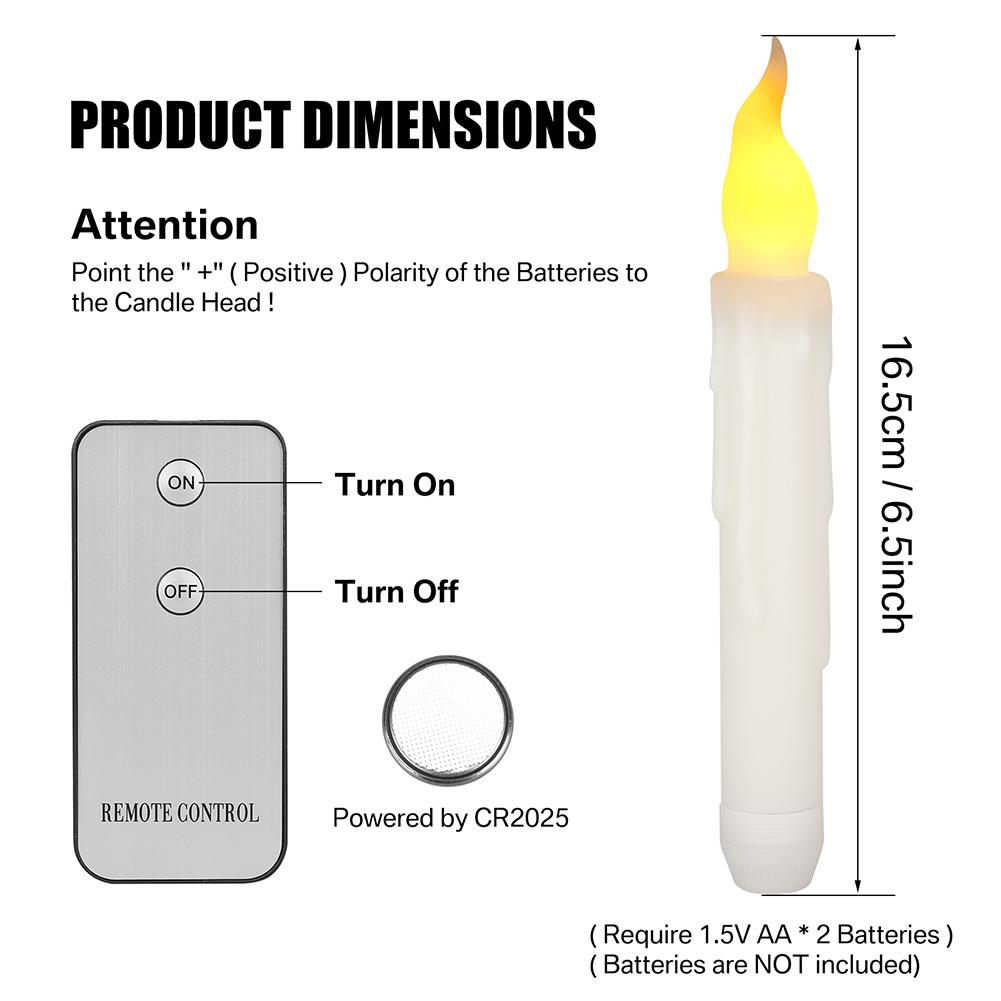 12/24 шт. в упаковке, подвесные светодиодные свечи, плавающие, конусные, беспламенные, мерцающие свечи с дистанционным управлением, работающие от батареек, для домашнего декора на вечеринку