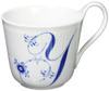 Imported Royal Copenhagen Blue Fluted Plain High Handle Mug 330ml Wedding Gift 1017163 [Regular Product] "Y"