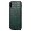 Чехол для мобильного телефона iPhone X/XS из ПУ кожи с текстурой крокодила + ПК + ТПУ задняя крышка