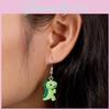 Small Dinosaur Animal Earrings With Handcrafted Soft Clay For Women Fashion Jewelry