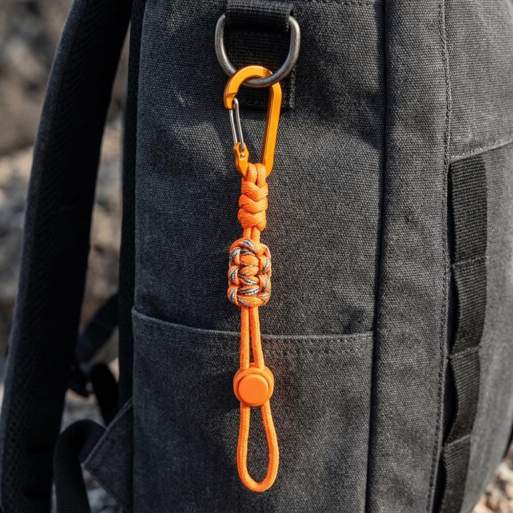 Locking Carabiner Clip Beverage Lanyard Zinc Zinc Alloy Backpack Hook Portable Key Chain Lanyard  Camping