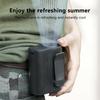 Portable Waist Clip Fan 100 Speeds Wearable Belt Fan 4000 Mah Mini Waist Fan for Outdoor Jobsite Farms Traveling Fishing