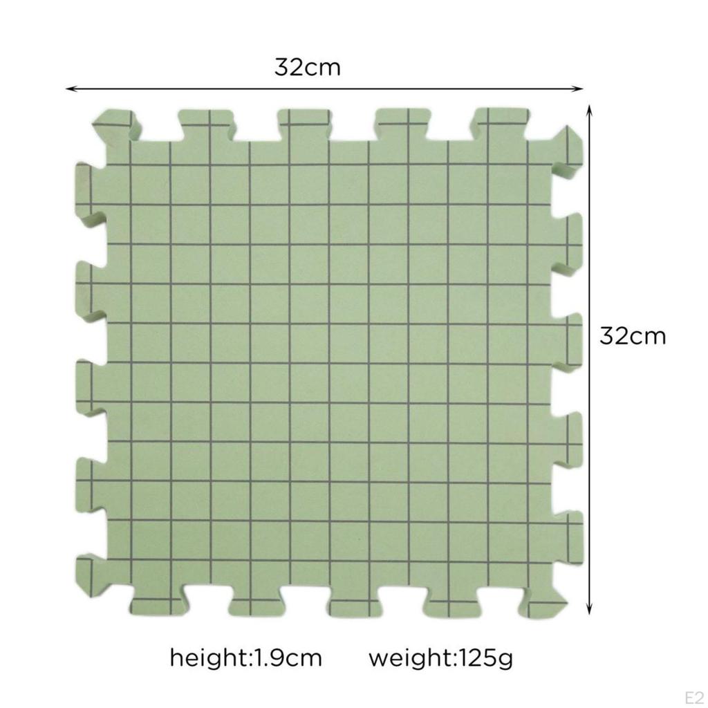9 шт. блокирующие коврики для вязания с сетками, широкое применение, толстая пенопластовая доска, прочная