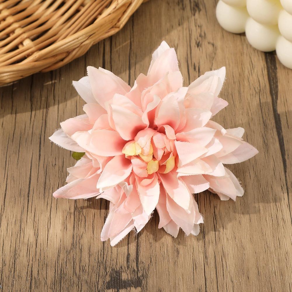 Fake Flowers Floral Hair Clips Large Size Handmade DIY Flowers Girl Hair Accessories