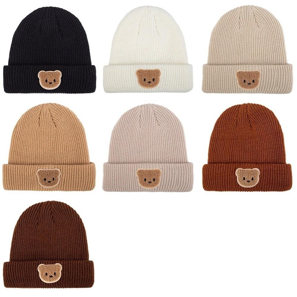 Warm Beanie Cap Cute Cartoon Pullover Cap Fashion Knitted Hat Winter