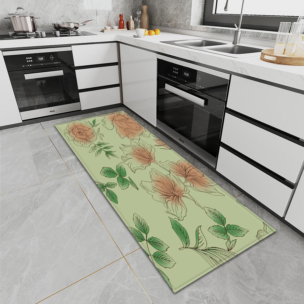 Коврик для кухни, коврик для входной двери, ковер для спальни, домашний коридор, ванная комната, нескользящий пол, ковер с рисунком для гостиной