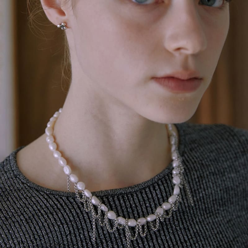 Third Movement Antique Pearl Necklace