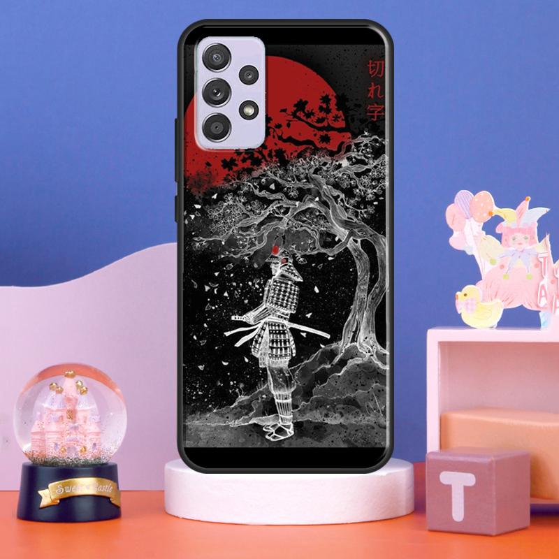 Japanese Samurai Ninja Case For Samsung Galaxy A06 A17 A56 A36 A26 A16 A13 A33 A53 A15 A35 A55 A34 A54 A52 A12 A32