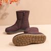Зимние ботинки женские бархатные утолщенные водонепроницаемые нескользящие теплые нескользящие ботинки для пожилых людей среднего возраста из хлопка ботинки для мам