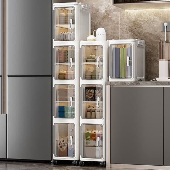 Тонкий Дизайн Шкаф для Хранения в Ванной Регулируемая Система Полок Передвижной Складной Органайзер для Маленьких Пространств