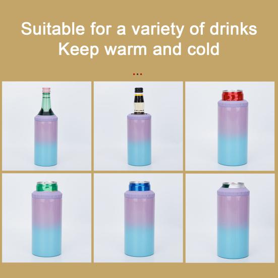 500 мл банка-кулер универсальная изолированная кружка из нержавеющей стали легкая эффективная банка для напитков охладитель для дома и улицы