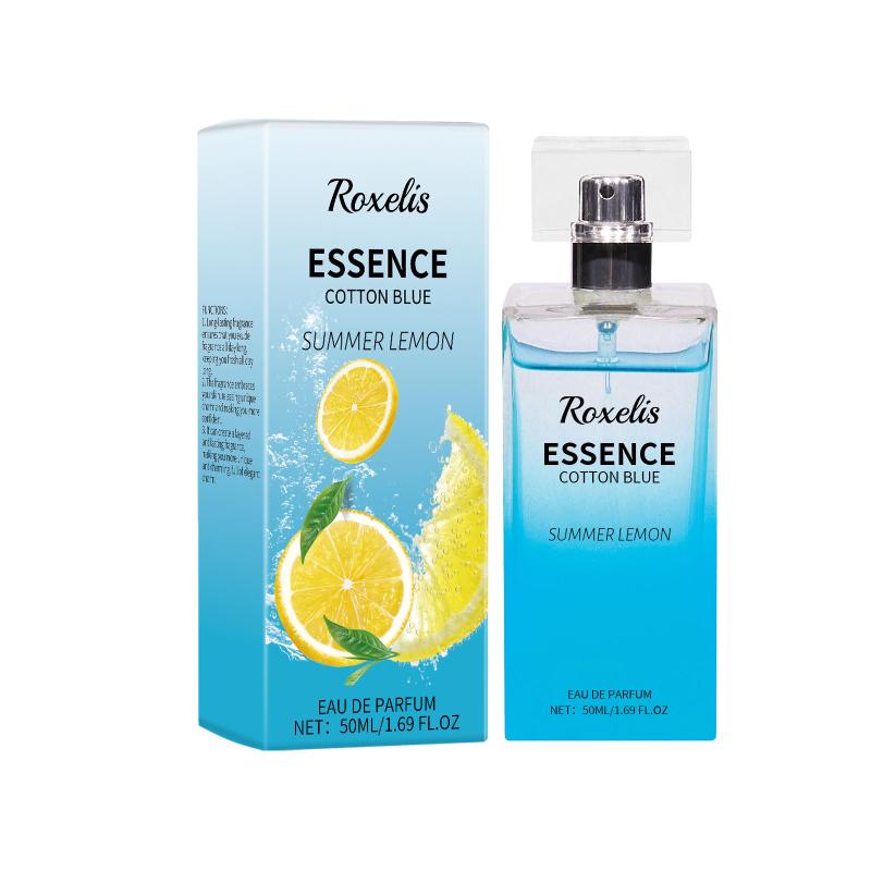 Roxelis Summer Lemon Perfume Refreshing Moisturizing Triple Notes Plant Fragrances Propylene Glycol