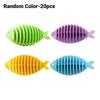 Fish-shaped Design Ultra-soft Ring Tpr Multi-color 50 Pcs