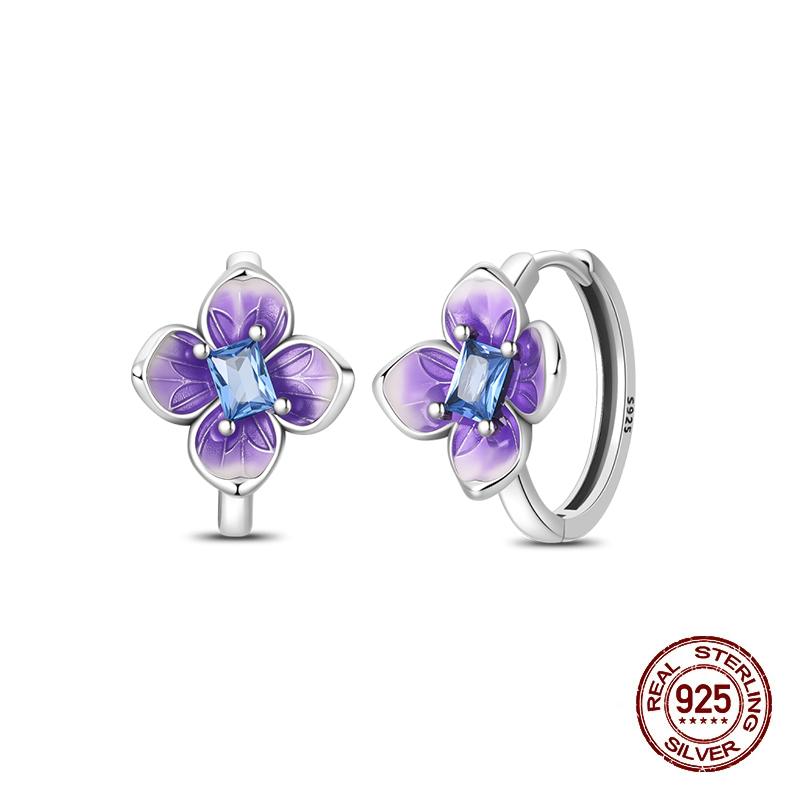 Серьги-гвоздики для женщин Медь Разноцветная Ракушка Морская звезда Сверкающая Бабочка Роскошные Изысканные Ювелирные Изделия Серьги для Девочек