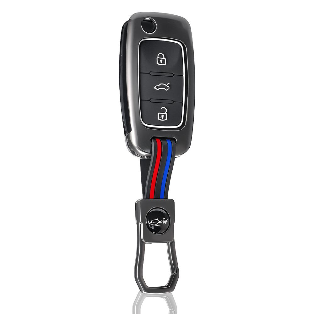 Чехол-брелок для автомобильного ключа, корпус, сумка для Volkswagen Vw Polo Tiguan Golf Jetta Beetle Eos Scirocco Sharan, аксессуары