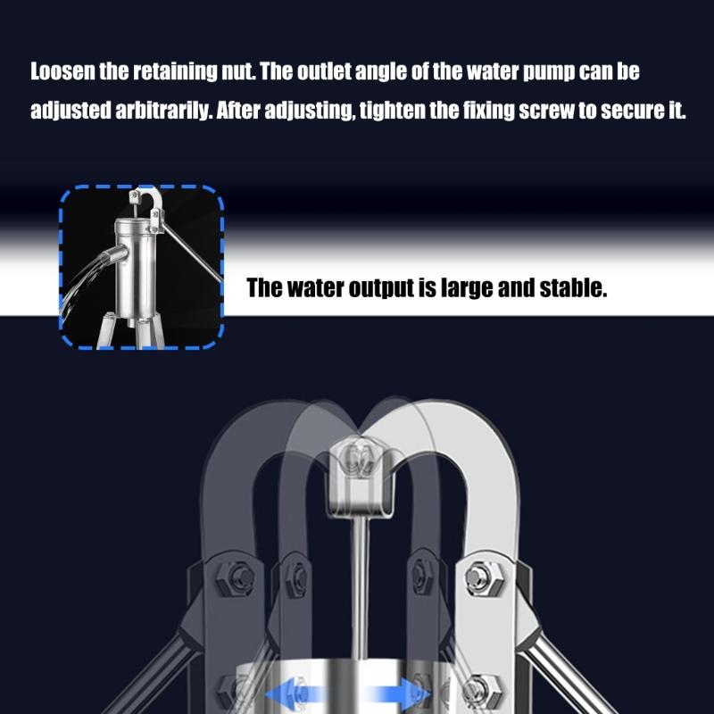 Manual Pressure Water Pump 360 Degree Swivel Designs Pressure Pump for Efficient Outdoor Hydrations & Irrigations Needs