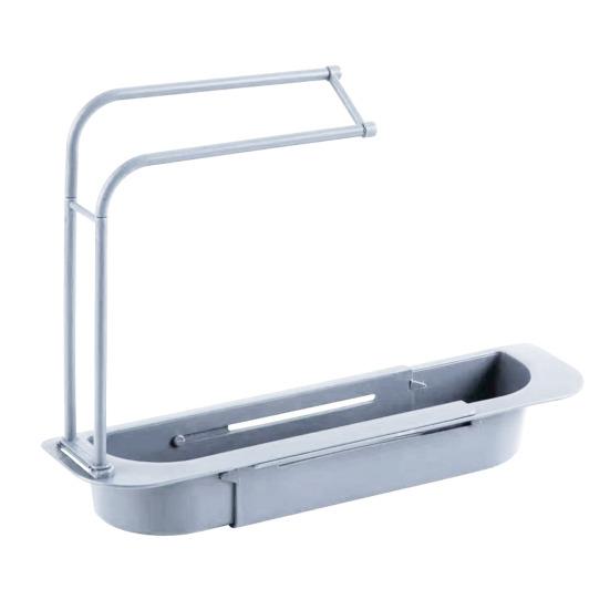 Полка для хранения раковины Вешалка для полотенец Расширяемая Телескопическая конструкция Вентиляция Дренаж Простая установка Многофункциональный