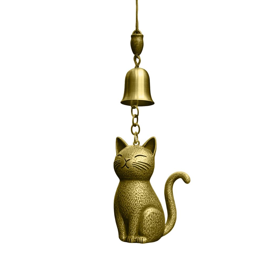 Cat Wind Chimes, Unique Cat Garden Decoration, Outdoor Cat Statue Theme Gift Wind Chimes For Cat Lovers