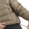 SALOMON Outline Novelty Down Hooded Zipper Solid Long Sleeve Jacket Women Jacket Light-Brown LC2277400