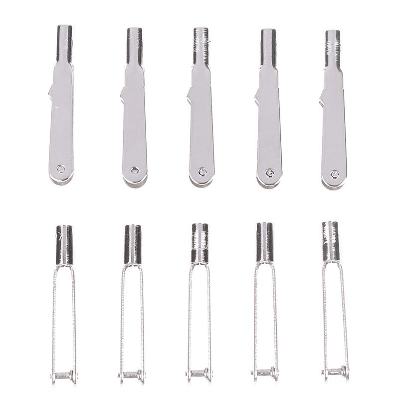 10 шт. M2/M3 Металлический железный вилочный наконечник, тяга, соединитель, зажим, рог, сплав, винтовой набор аксессуаров для радиоуправляемого самолета, модели автомобиля, самолета