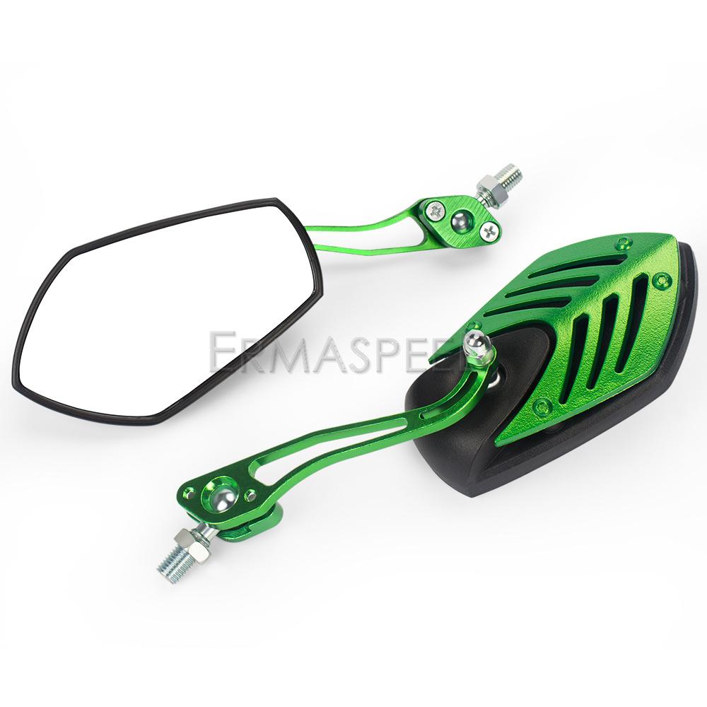 Зеркала заднего вида для мотоцикла и велосипеда, универсальные, регулируемые, 22 мм, боковые зеркала заднего вида на руль для скутера, электровелосипеда