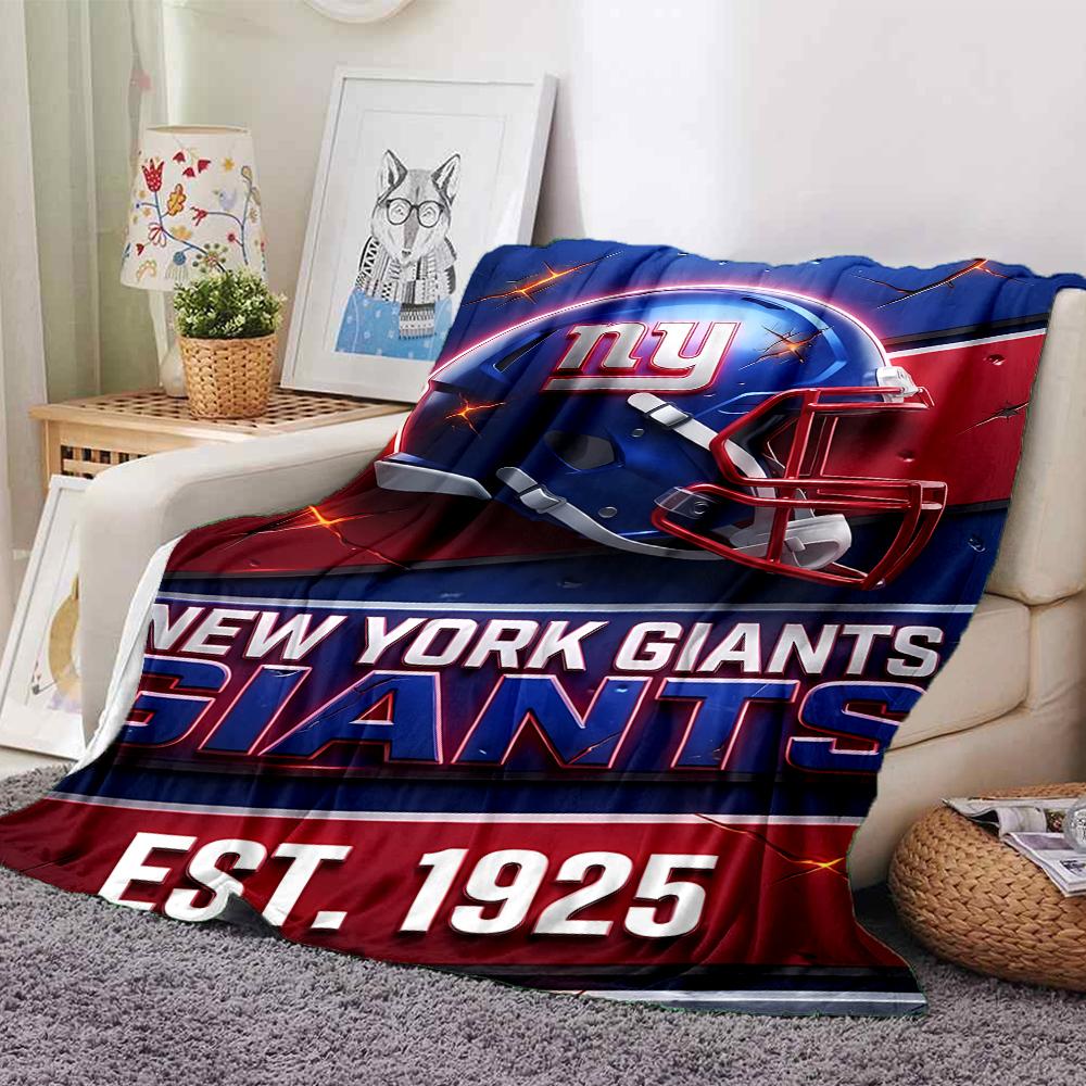 1pc Blanket - New York Giants logo Print Design,Lightweight Blanket for Sofa,Bed- Soft &Warm,Gift for All Seasons
