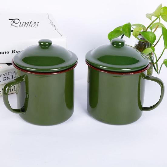 360/500/660 мл чашка для молока, антикоррозийная, здоровая, экологически чистая, ретро кружка для воды с крышкой, бытовые принадлежности