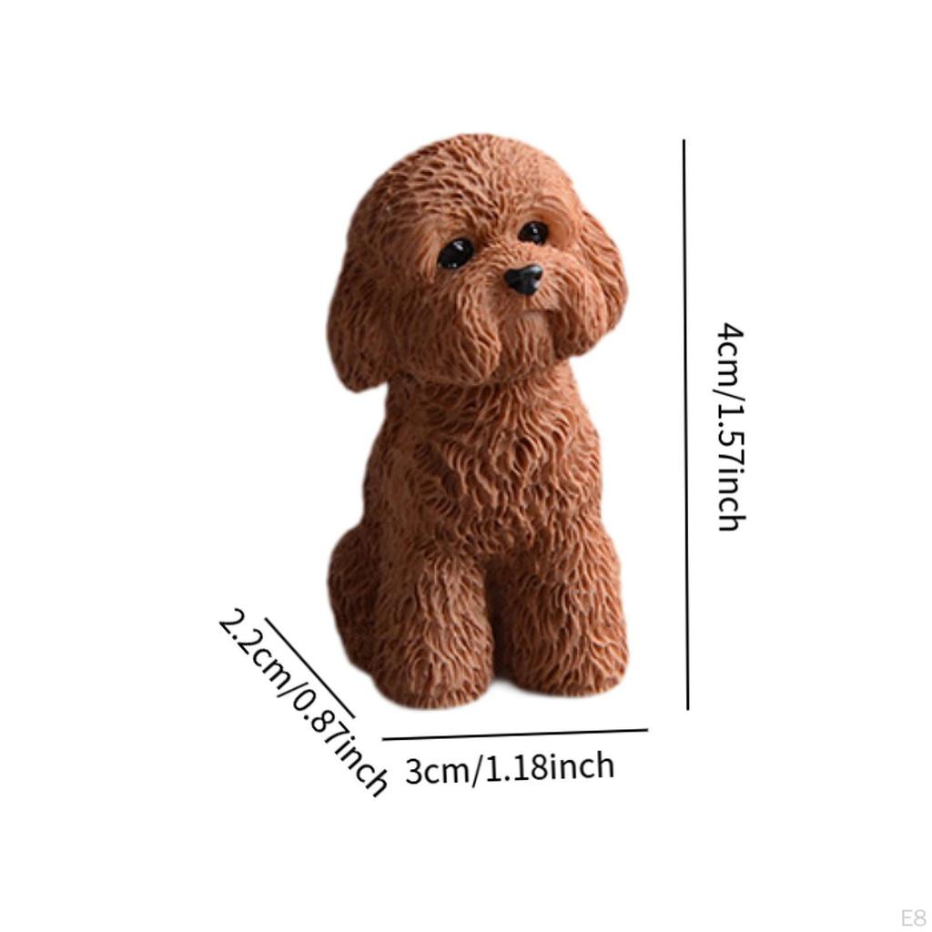 Фигурка собаки для украшения салона автомобиля Бонсай Микро Ландшафт Офис